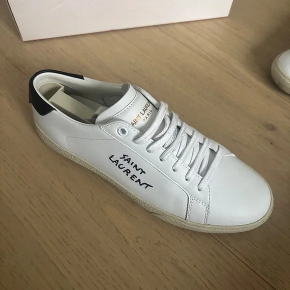 Saint Laurent Leather Sneakers size EU 38 - Picture 3 of 13